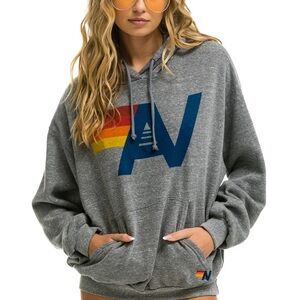 Aviator Nation Gray Hoodie